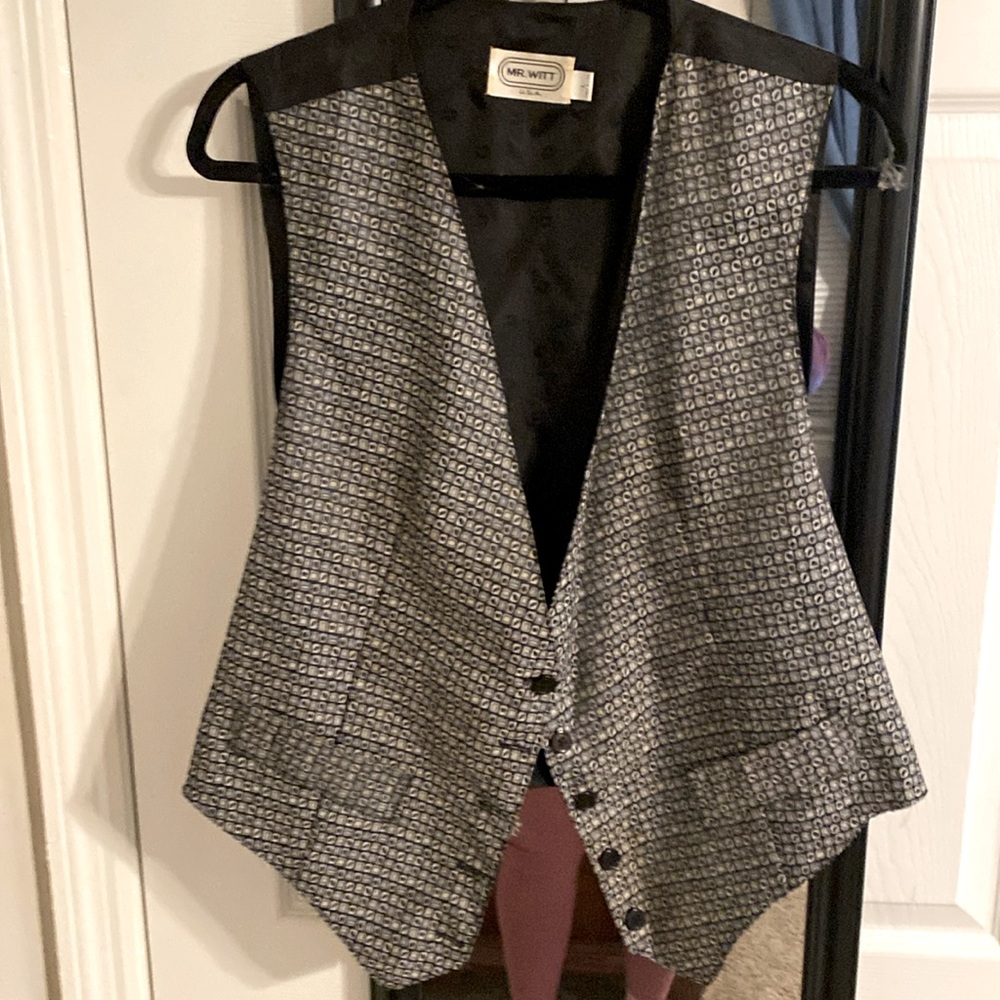 Cute satin vest